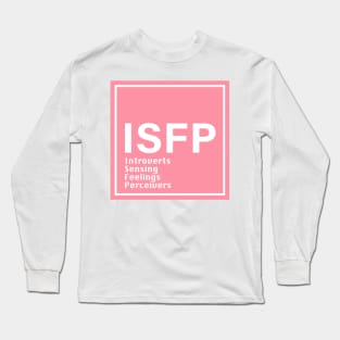 ISFP MBTI PINK Long Sleeve T-Shirt